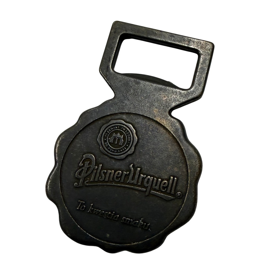 Vintage Pilsner Urquell Metal Bottle Opener To Kwestia Smaku Breweriana Barware
